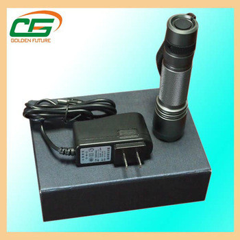 صناعيّ Cree led شرطة مصباح كهربائيّ, rechargeable led مشعل قوة عال