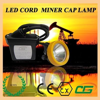 15000lux يصمد led يلغم ضوء ATEX قابل للنقل, 6.5Ah معدن خوذة