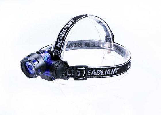 3W LED PMMA LEN عالية الطاقة الصمام رئيس الشعلة مع بطاريات AAA × 3