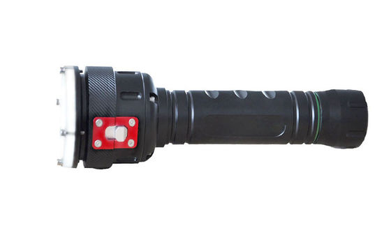 أسود 2400LM LED الغوص الشعلة