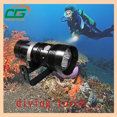 200meter الغوص عمق قاد قوة rechargeable عال الغوص مشعل صناعة ضوء